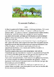 UN SOUVENIR D ENFANCE